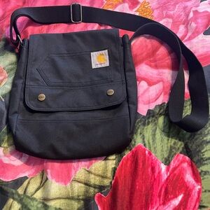 Carhartt Black cross body snap Bag